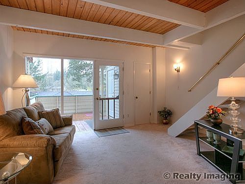 Great Room w/open tread staircase