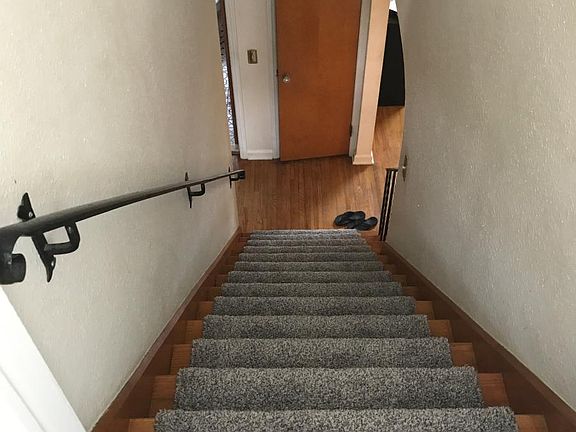 Hardwood stairs with new catpeto