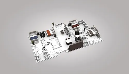 Floor plan Co-living 4A