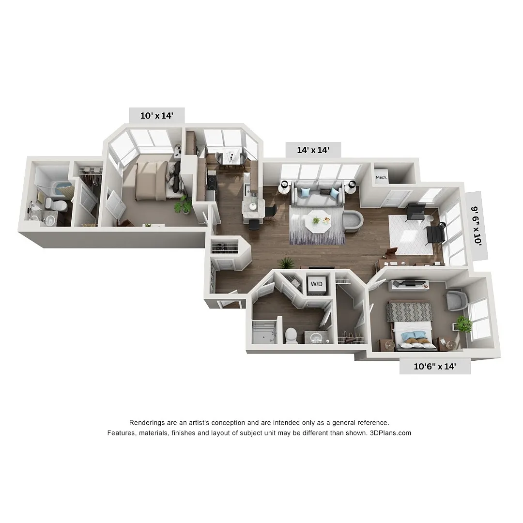 Floor plan Hamilton