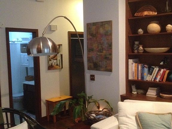 towards entry door - bathroom on left