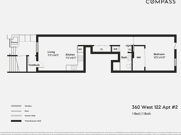 2nd image of 360 W 122nd St APT 2