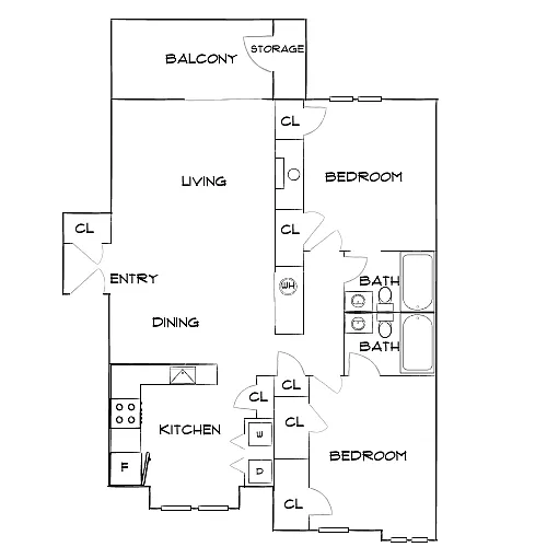 Floor plan Design 2B20