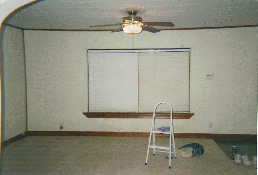 Living Room large picture type window