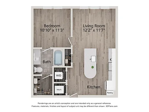 Floor plan A1B-ALT