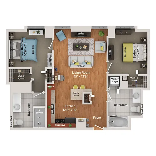Floor plan B2
