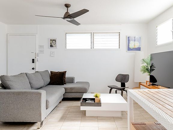 Gather around your cozy living room equipped with high powered air conditioning.