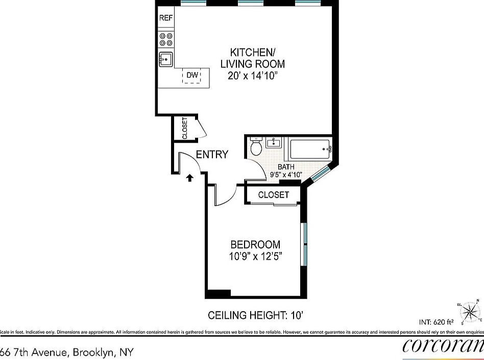 2nd image of 66 7th Ave APT 2B