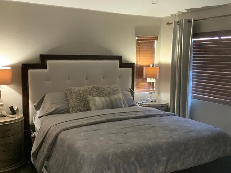 Bedroom #1: Master Bedroom with ceiling fan