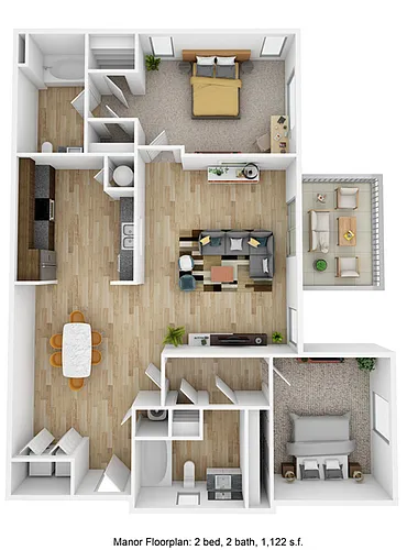 Floor plan Manor