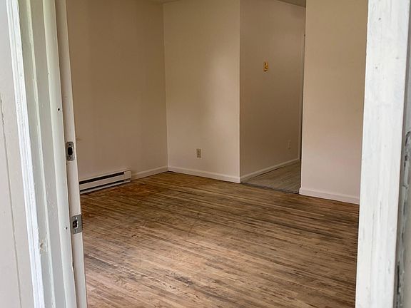 Looking front door to entrance of kitchen. Wood floors are being urethane today and Saturday. Will update picture on Sunday