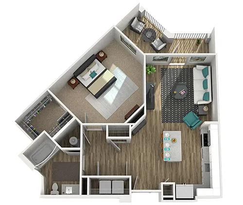Floor plan A5 Live Local
