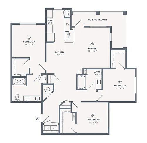 Floor plan Sparrow