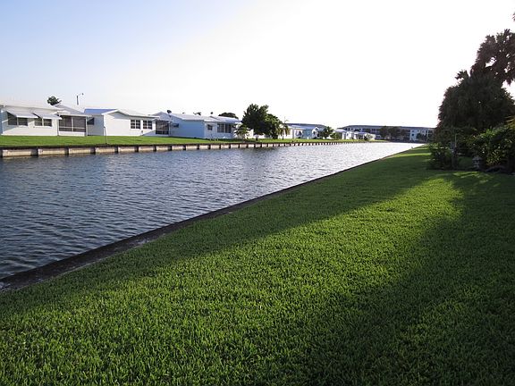 Backyard lake view