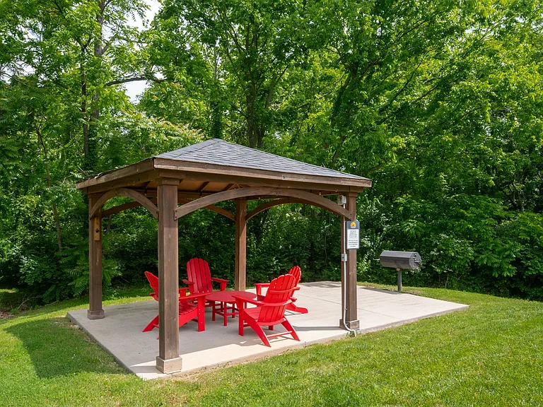 Retreat at Indian Lake - Seating Area with Gazebo