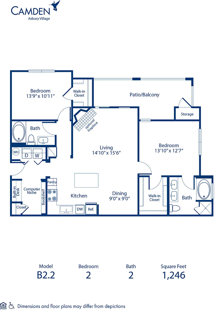 Floor plan B22