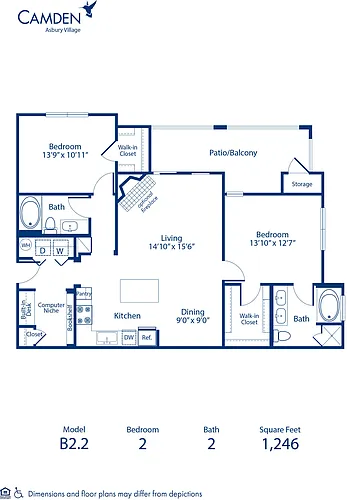 Floor plan B22