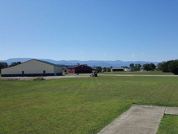 View from hanger man door.