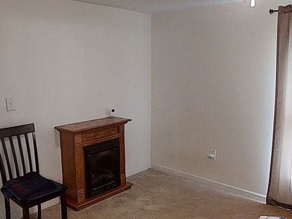Master bedroom fireplace