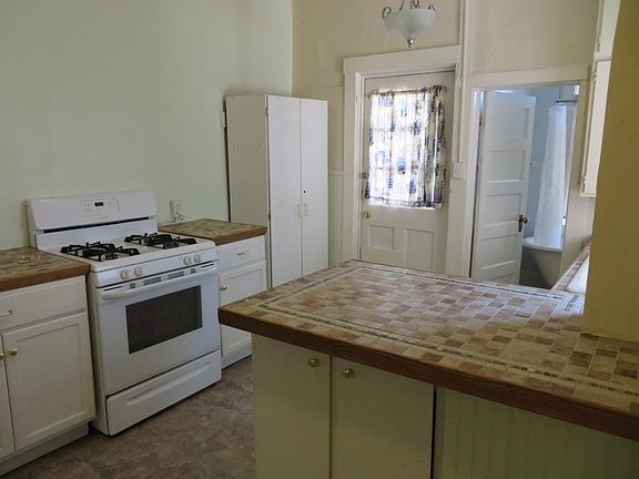 kitchen with back door