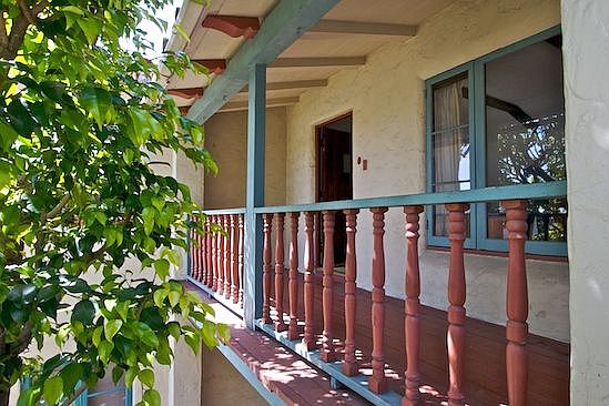 Private front terrace.