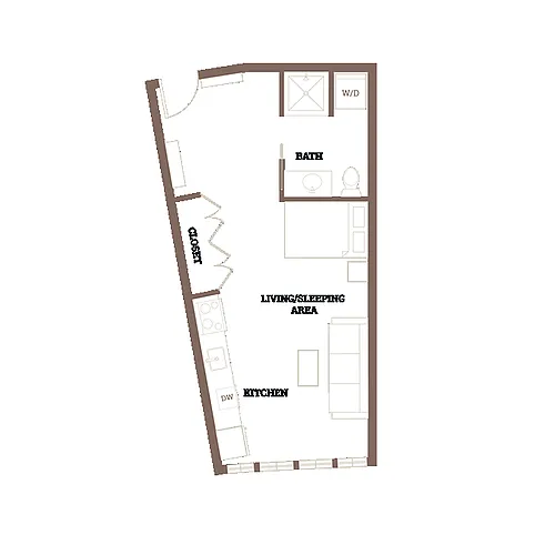 Floor plan Studio