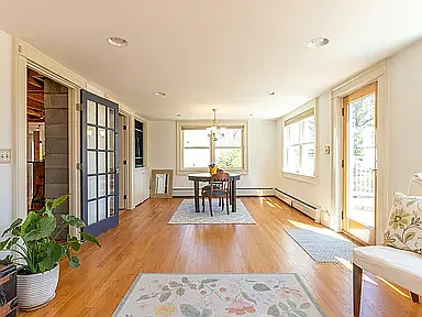 Dining room and living room
