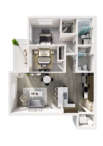 Floor plan 2x2A