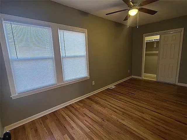 Third bedroom, large closet