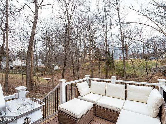 12X8 TrexÂ® deck stairs to backyard