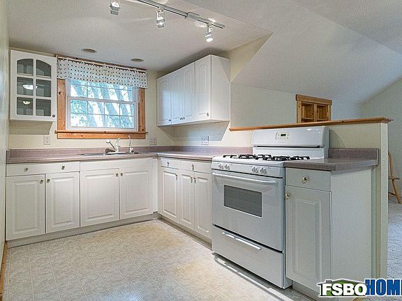 Kitchen with gas stovetop
