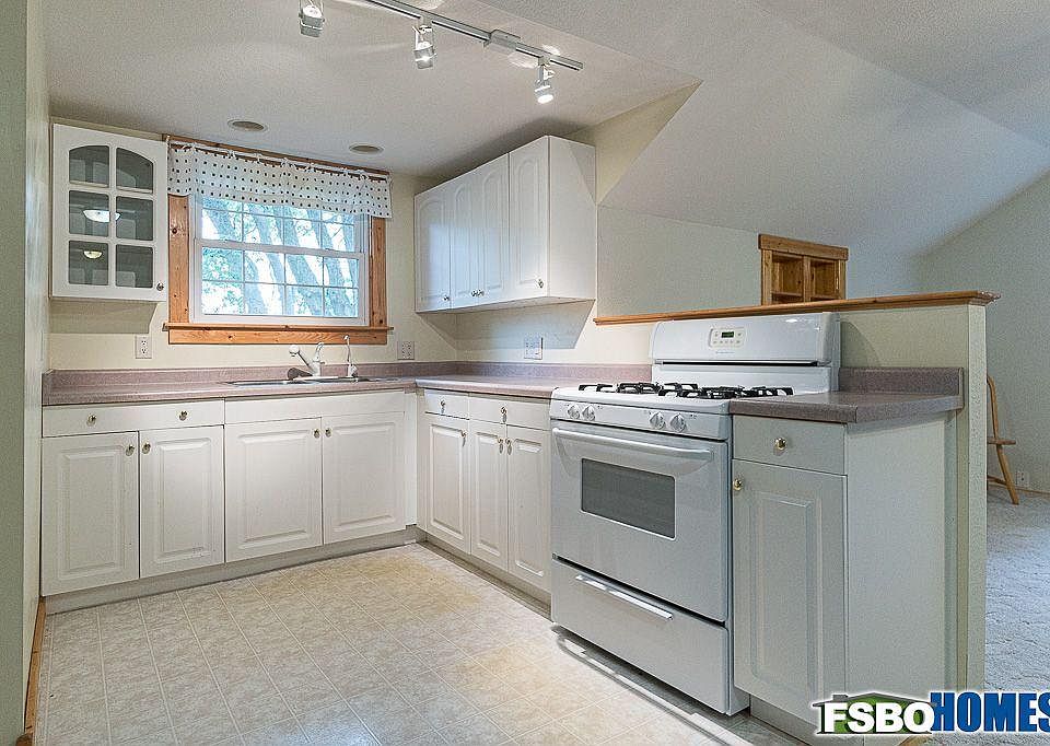 Kitchen with gas stovetop