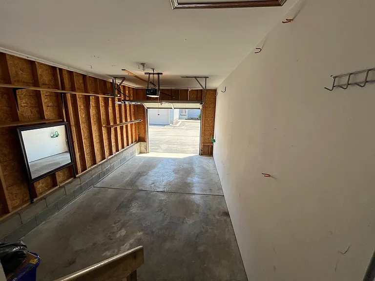 One car attached garage