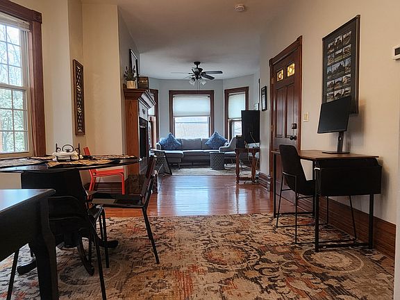 Dining room and living room