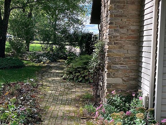 Side walk to back deck