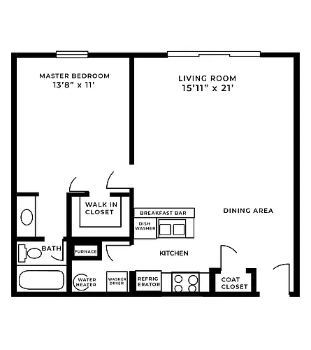 Floor plan EXPANDED 1 BEDROOM