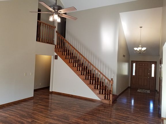 Living room, stairs, entry