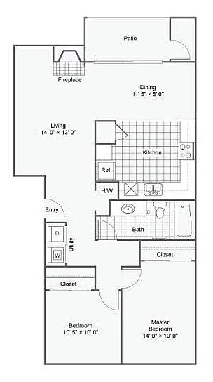 Floor plan The Sentinel