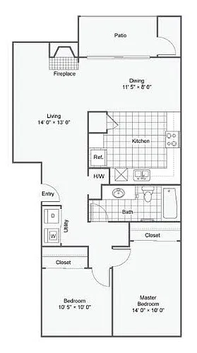 Floor plan The Sentinel