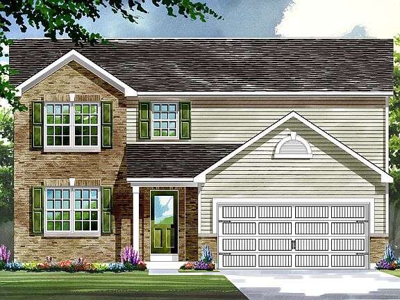 Elevation B with optional masonry - Optional Elevation