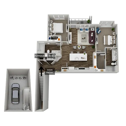 Floor plan Colt (Upper)