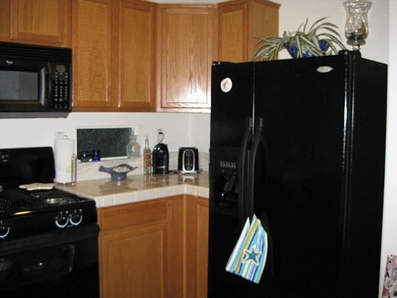 Double door fridge included