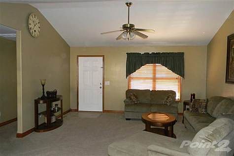 Living room looking at front door