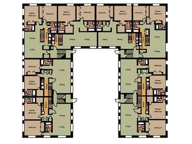 Floor plan 2 Bed / 2 Bath