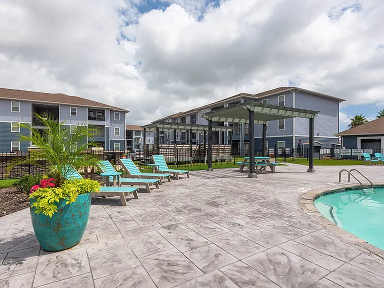 Comfortable Poolside Seating & Lounge Area