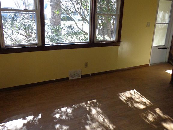 Front door into living room