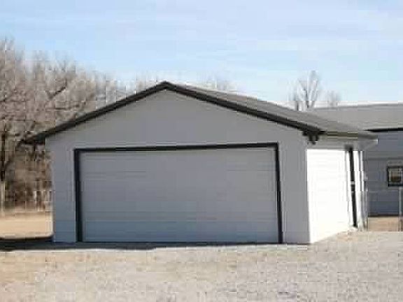 2 car detached garage