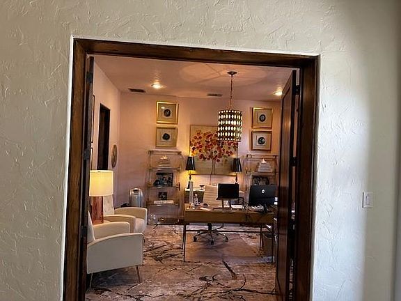 Beautiful office space with large closet to the right of front entrance.