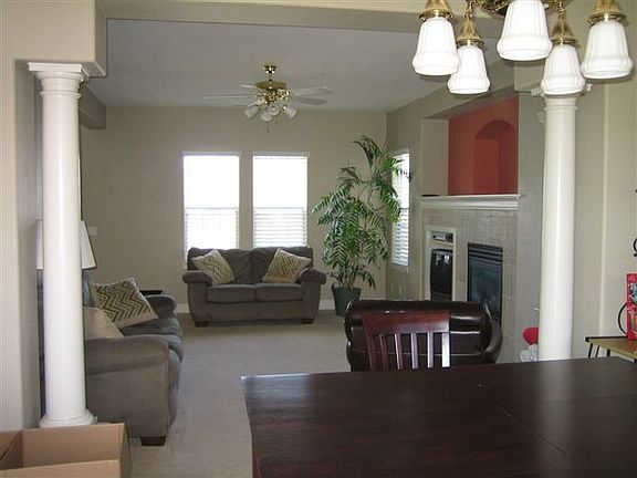 living from dining room