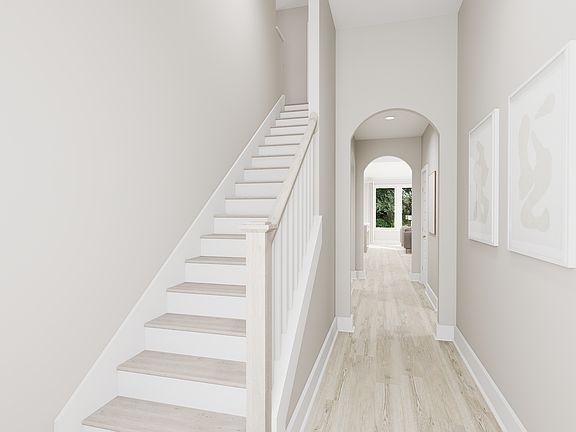 Foyer Front Hall virtually staged image